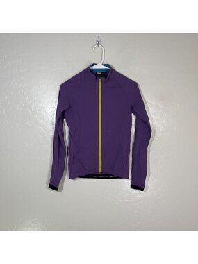 Ornot Jacket Womens XS Purple Nylon Windbreaker Full Zip Lightweight Cycling